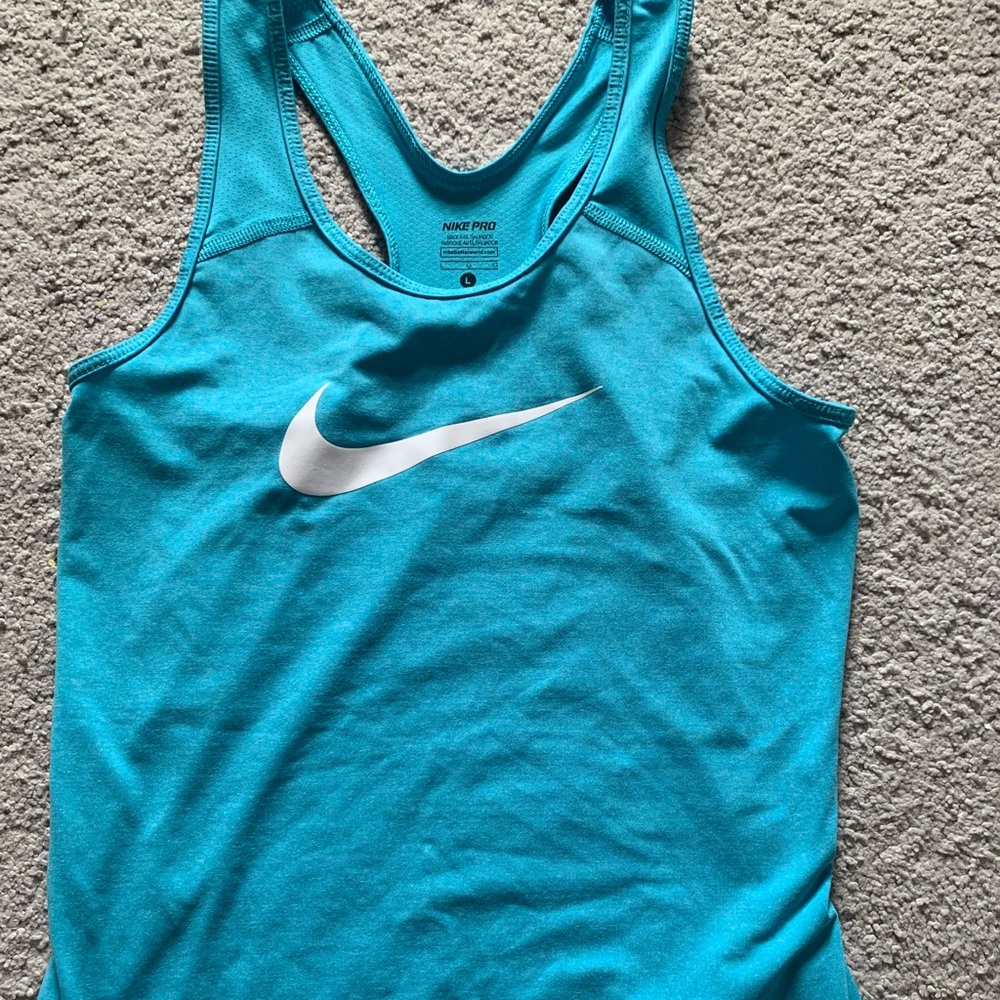 Nike blue tank top